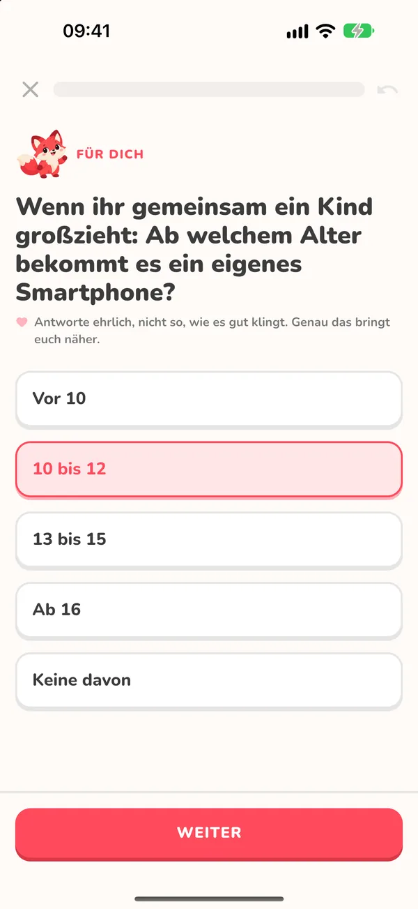 Frage Gleiche Meinung?: Wenn ihr gemeinsam ein Kind großzieht, ab welchem Alter bekommt es ein eigenes Smartphone