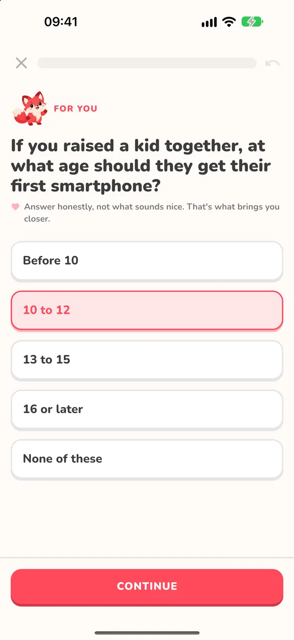 Same page? question: if you raised a kid together, at what age should they get their first smartphone